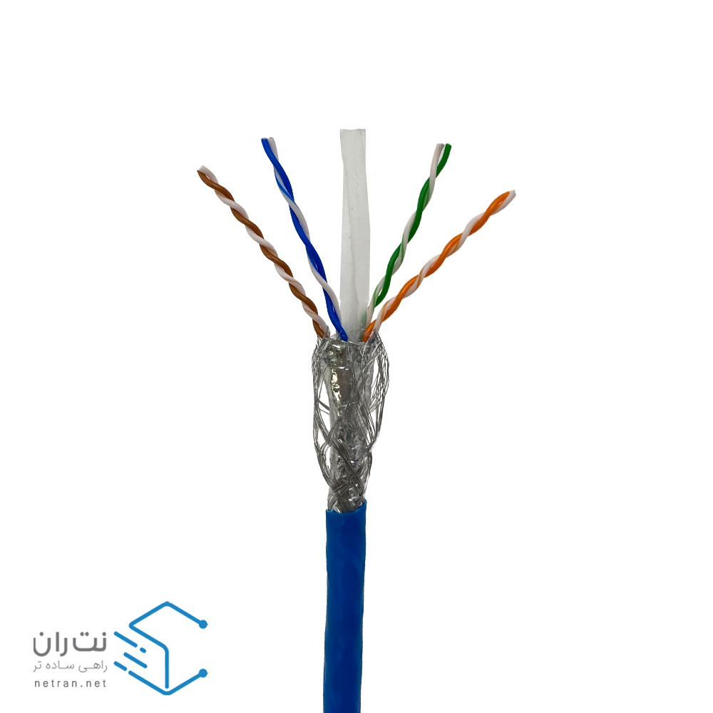 خرید کابل شبکه لگراند Cat6 SFTP تمام مس تست چنل روکش PVC حلقه 500 متری | نت ران